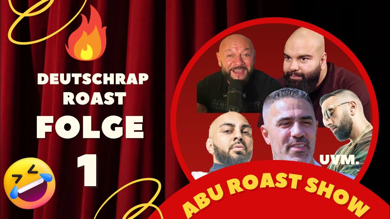 DEUTSCHRAP ROAST 🔥 FOLGE #1 🔥 mit BUSHIDO, PA SPORTS, ANIMUS, KOLLEGAH, FLER, SHINDY, KIANUSH, uvm.