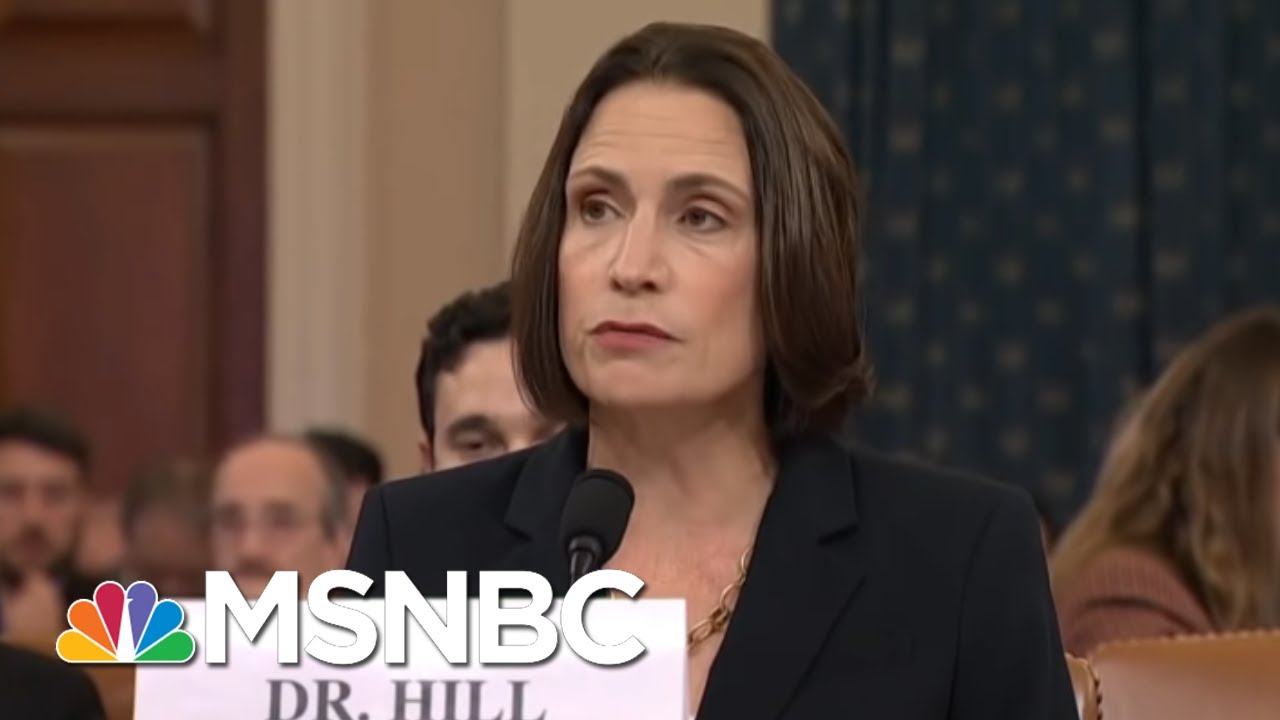 Fiona Hill: When Women Show Anger, It's Not Fully Appreciated | The 11th Hour | MSNBC