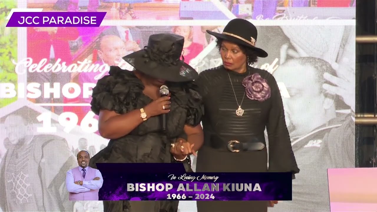 Rev Kathy Kiuna's Tribute At Bishop Allan Kiuna's Funeral