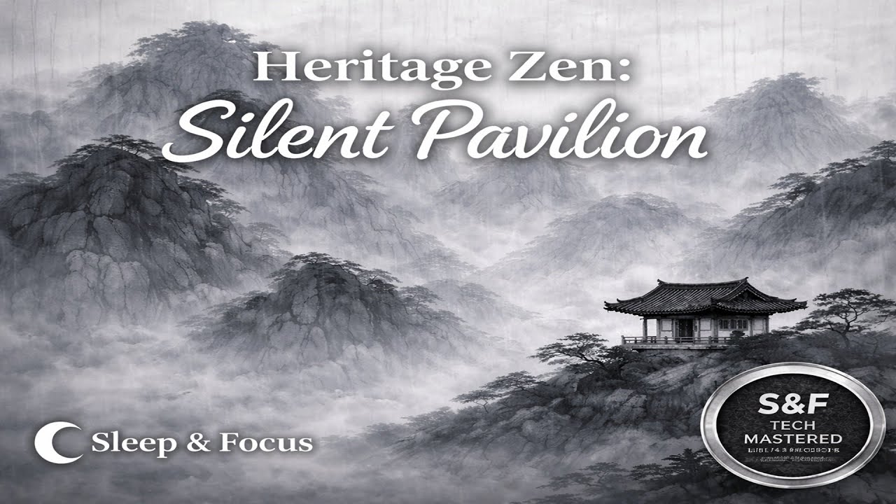 Heritage Zen : Silent Pavilion Ancient Pavilion in Rain & Mist | Sleep • Focus • Meditation