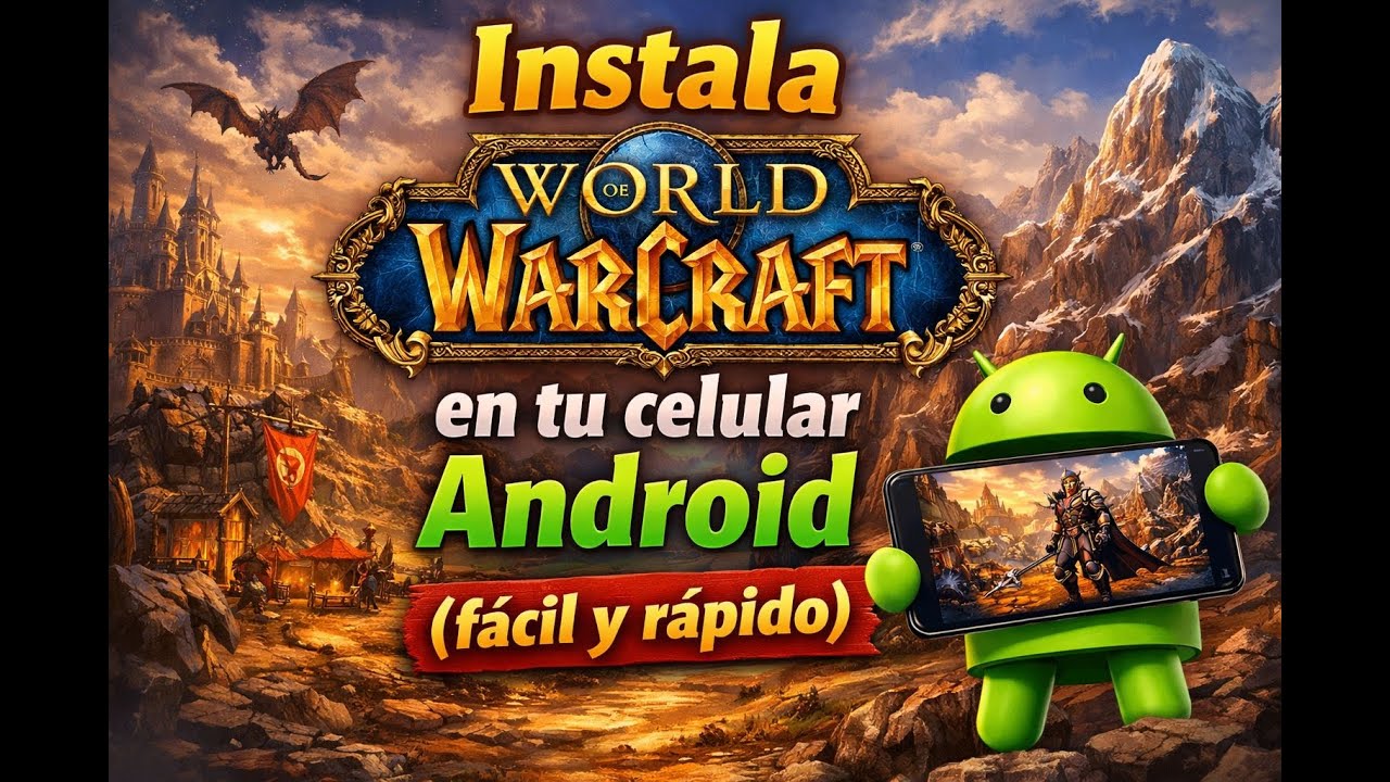 ¿WoW en Android?📱 Sí se puede 😱 | Tutorial completo🔥