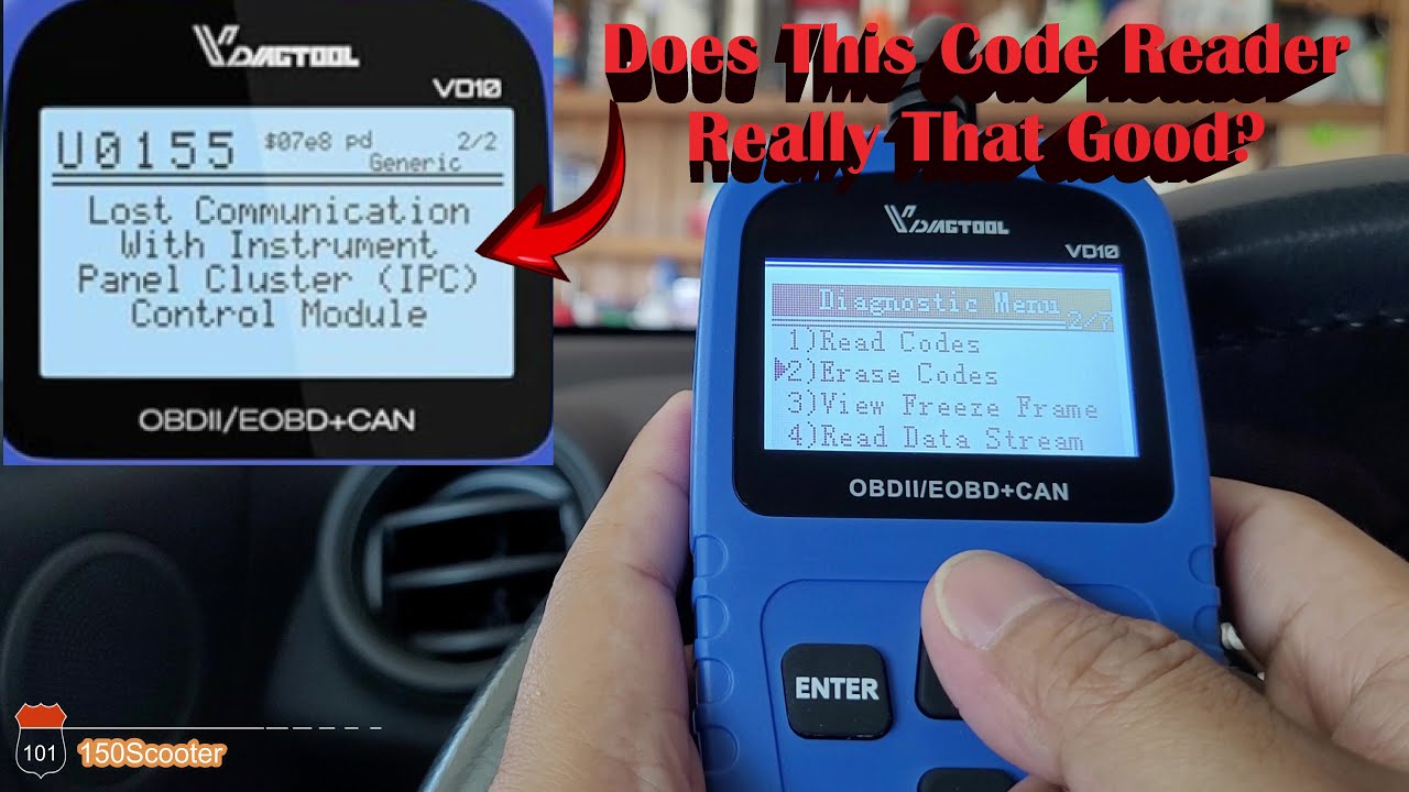 Amazon Top Selling Vdiagtool VD10 Budget Code Reader Review, Does This Code Reader Really That Good?