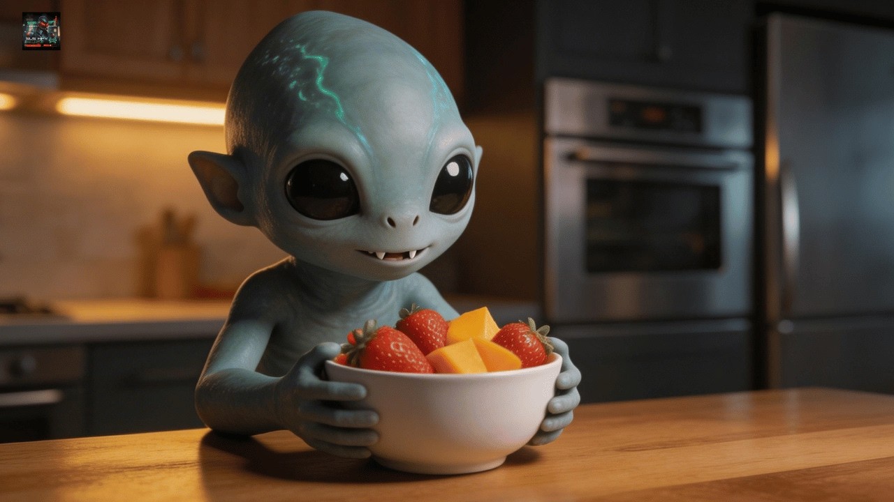 The Alien Cub Who Loved Yogurt 🍓 | SUS HFY Story