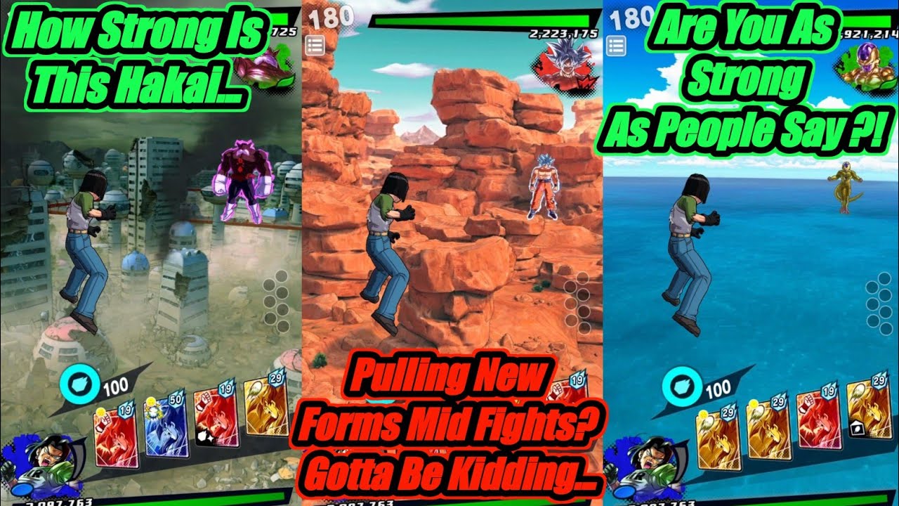 LF Android 17 Special Intro & Winning Quotes and Interactions Dragon Ball Legends Summons 2023