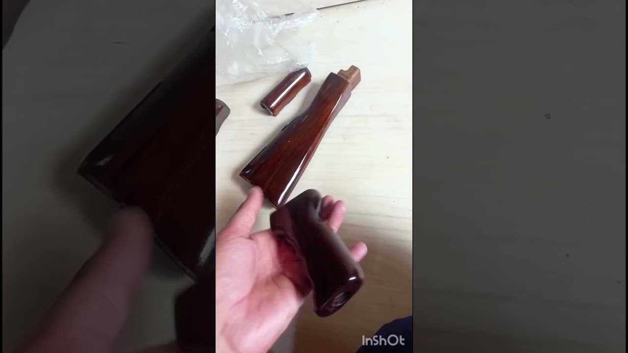 AK-47 Handguard & Buttstock Fully Finished and Colored | For Sale | Klashnikrafts