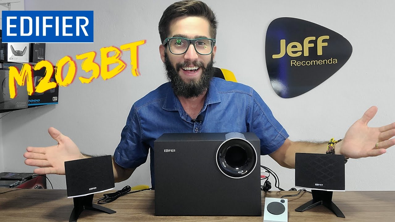 EDIFIER M203BT 34W Rms: Com a Qualidade em graves que o povo GOSTA! (Unboxing/Análise)