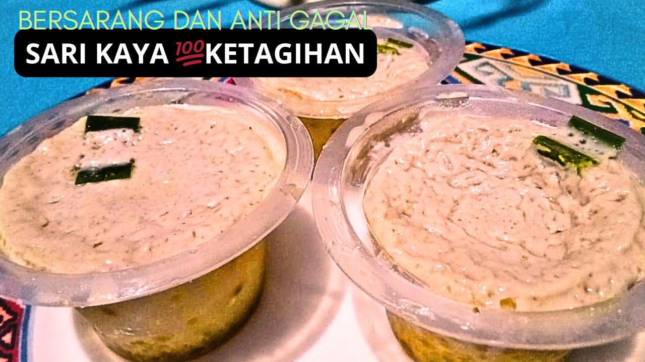 MAKANAN TRADISIONAL BANTEN!RESEP PUDING SARI KAYA BERSARANG DAN ANTI GAGAL
