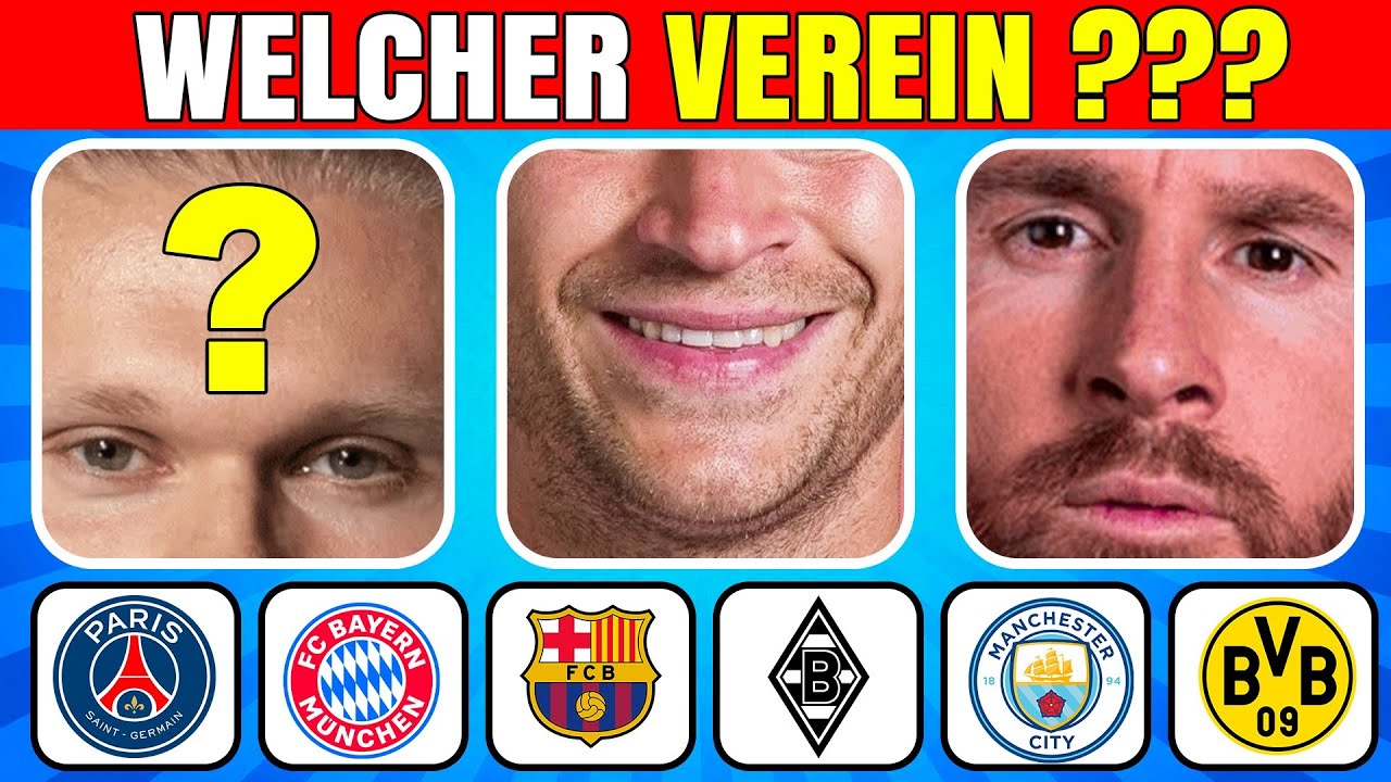 Errätst du den Verein aus 3 Spielern? | Fußball-Quiz ⚽