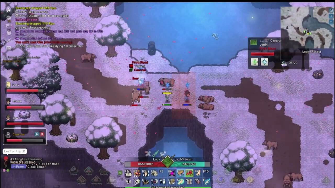 Back to the good old days being Tai/Med - Leaf Village ( NIN ONLINE )