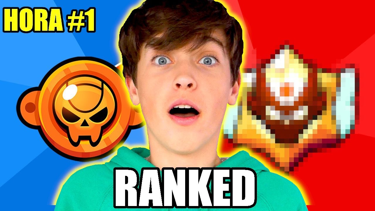 JUEGO 1 HORA RANKED BRAWL STARS Y LLEGO A...