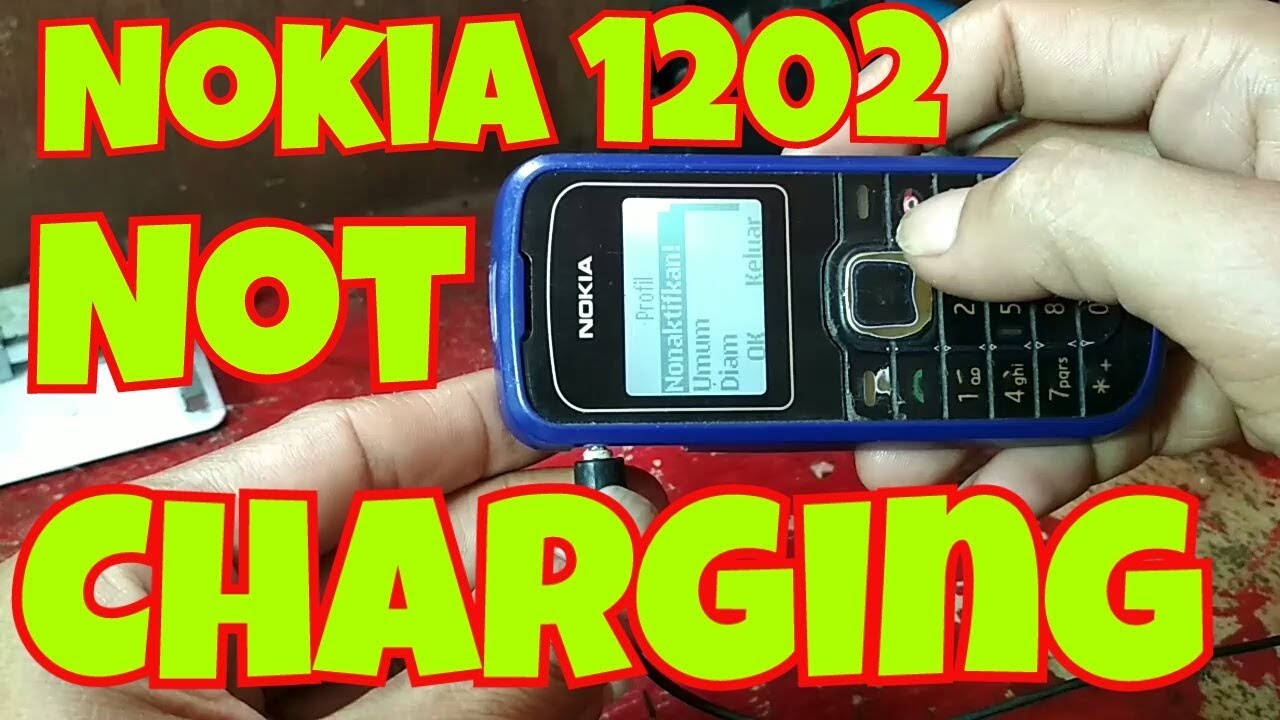 Nokia 1202 tidak bisa dicas