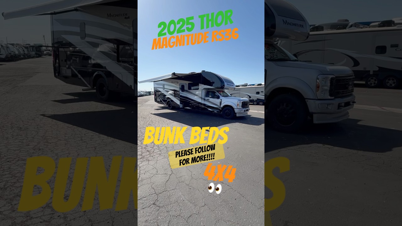 2025 Thor Magnitude RS36 Bunk Beds 4 x 4 