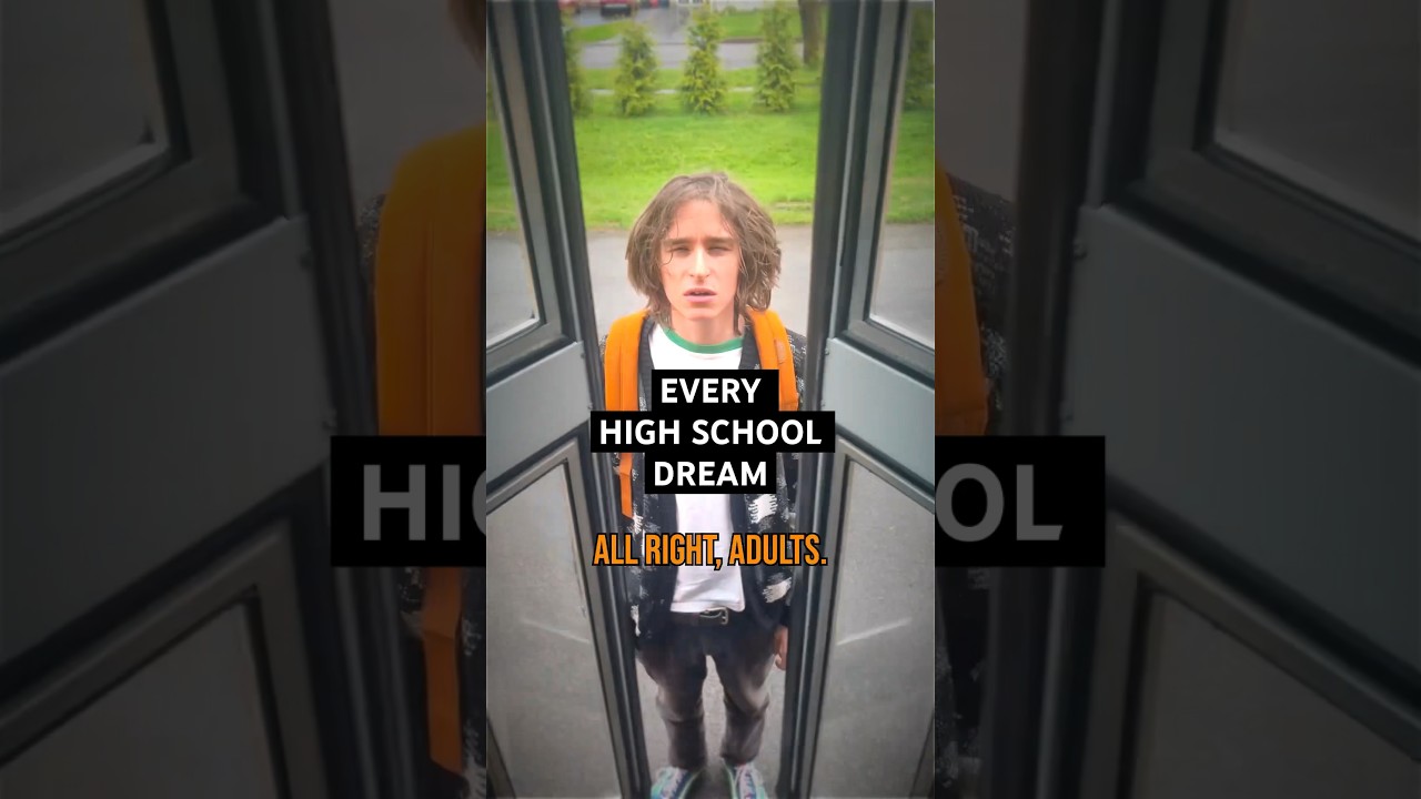 mom must be drying her hands with the homework #americanhighshorts #highschool #dream #nightmare