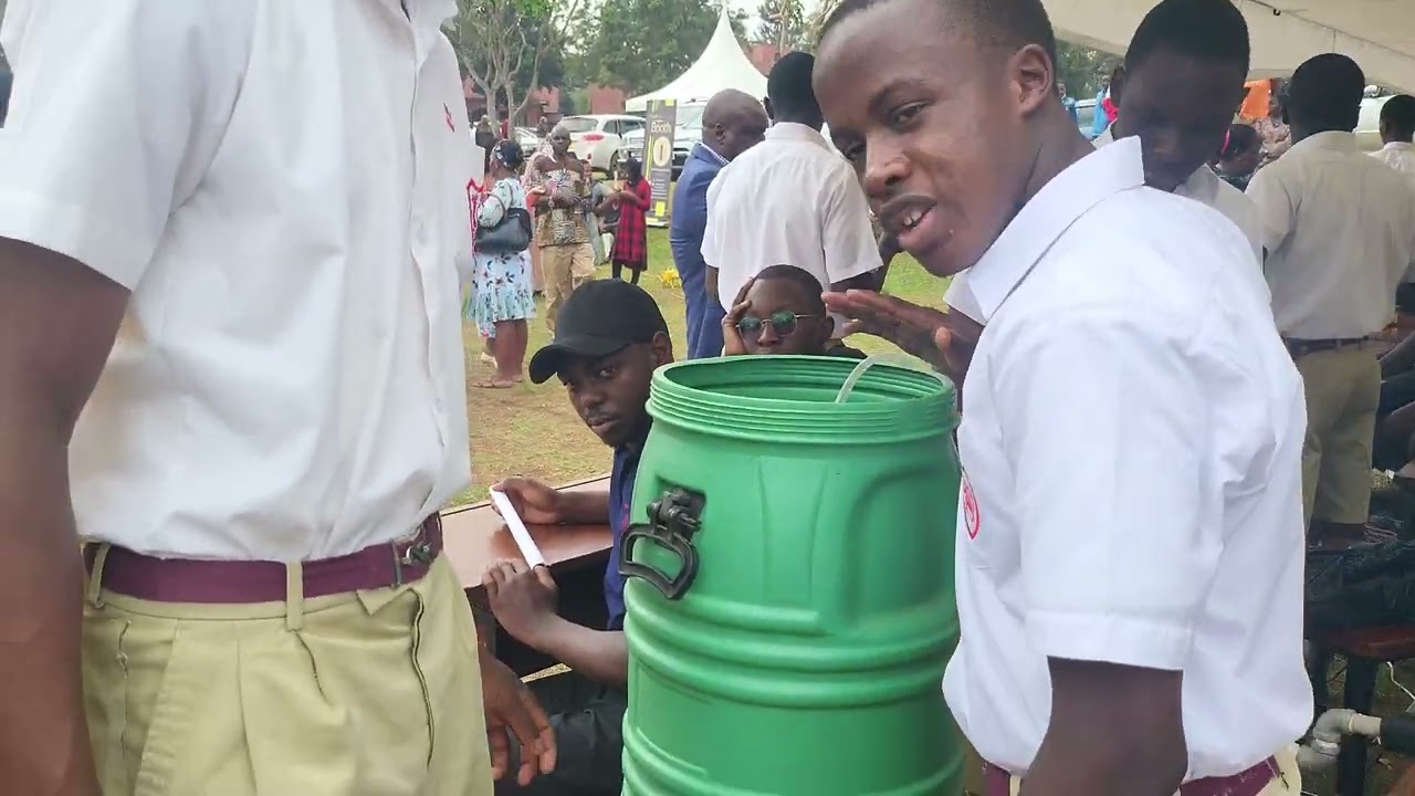 Kings college Budos Israel Y.K Lubogo and his classmates innovate water purification technology.