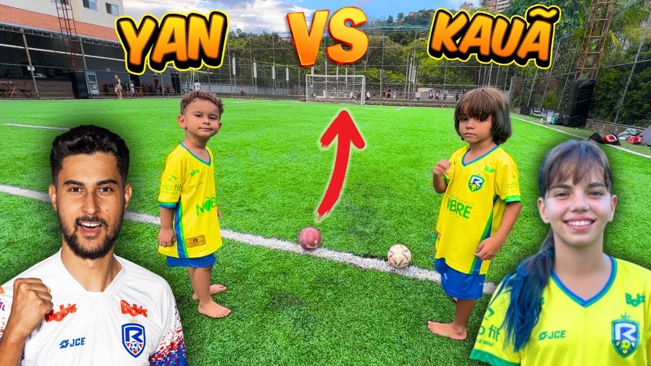 YAN vs KAUÃ QUANTOS TOQUES ATÉ FAZER O GOL - QUEM VENCE?