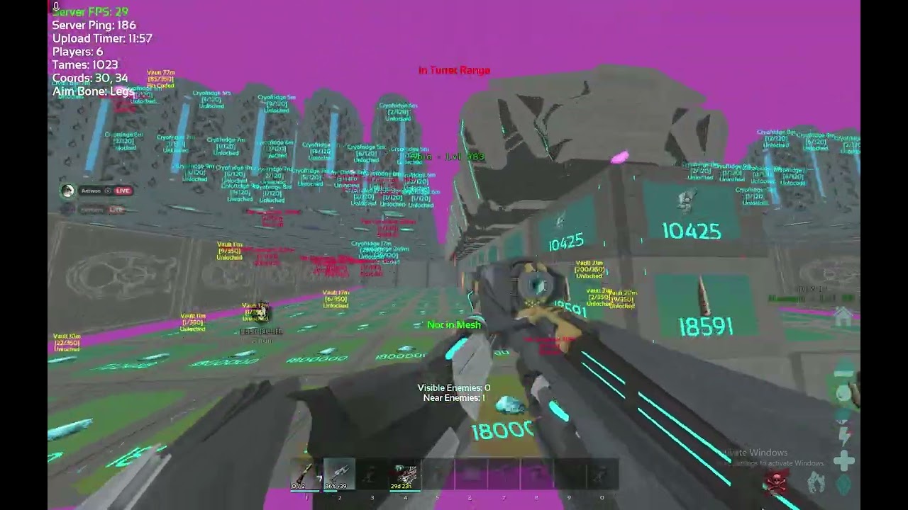 MESHING BUNKER WITH INSANE LOOT | Ark Official Small Tribes Ascended