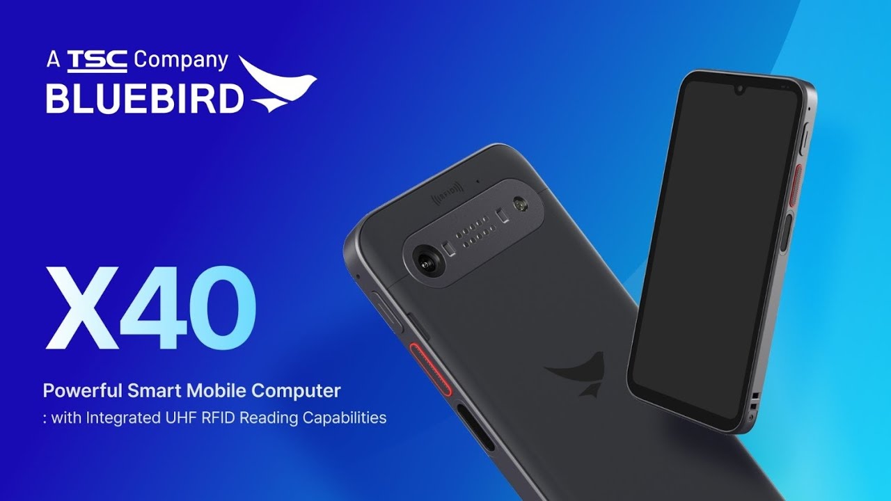 Bluebird’s X40 — latest RFID-enabled enterprise mobile computer.
