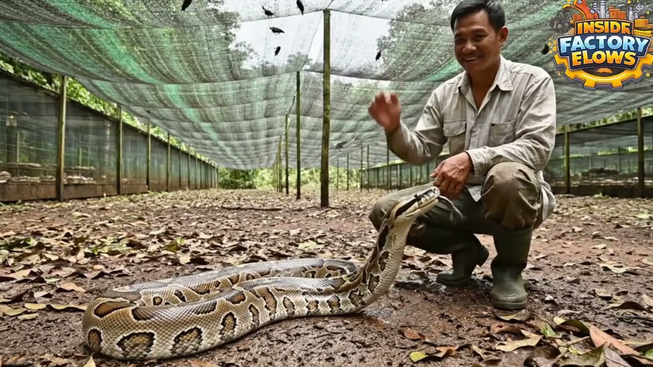 Get Rich with Pythons! How Farmers Make $10 Million with Modern Processing Plants
