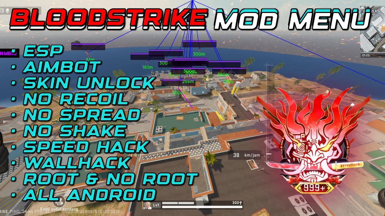 BLOODSTRIKE MOD MENU TERBARU❗AIMBOT❗NO RECOIL❗SKIN HACK❗WALLHACK