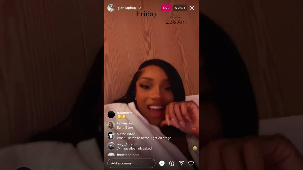 Glorilla IG Live 08/04/23