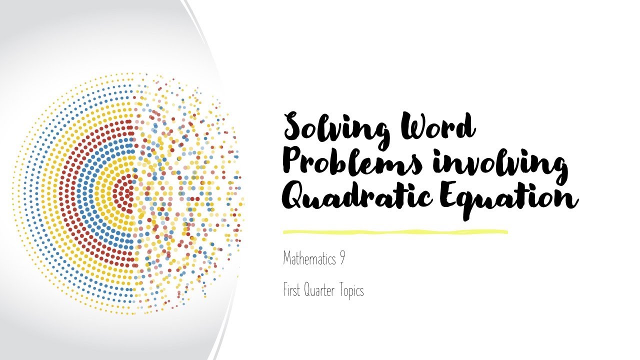 Solving Word Problems Involving Quadratic Equations Given  Perimeter and Area