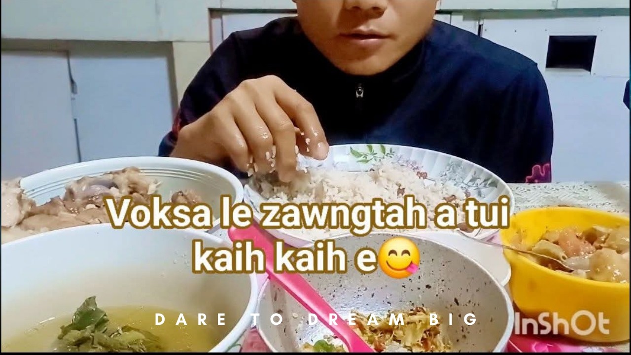 Chhangchhe mukbang mahse a tui tho 🤣!! Ka chaw chum in min daih lo😅!!#mukbang #viralvideo