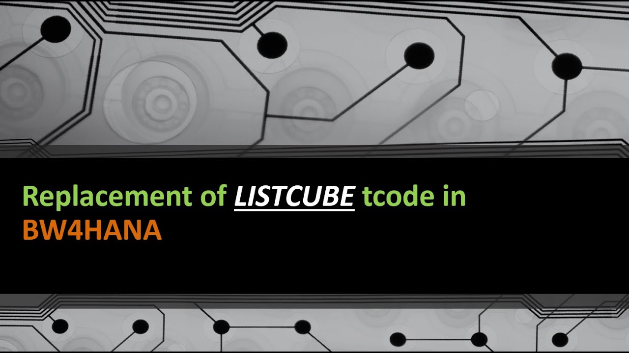 Replacement of LISTCUBE tcode in BW4HANA