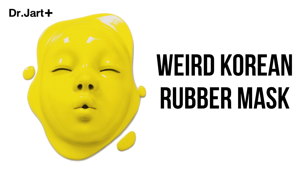 Weird Korean Rubber Mask- TINA TRIES IT
