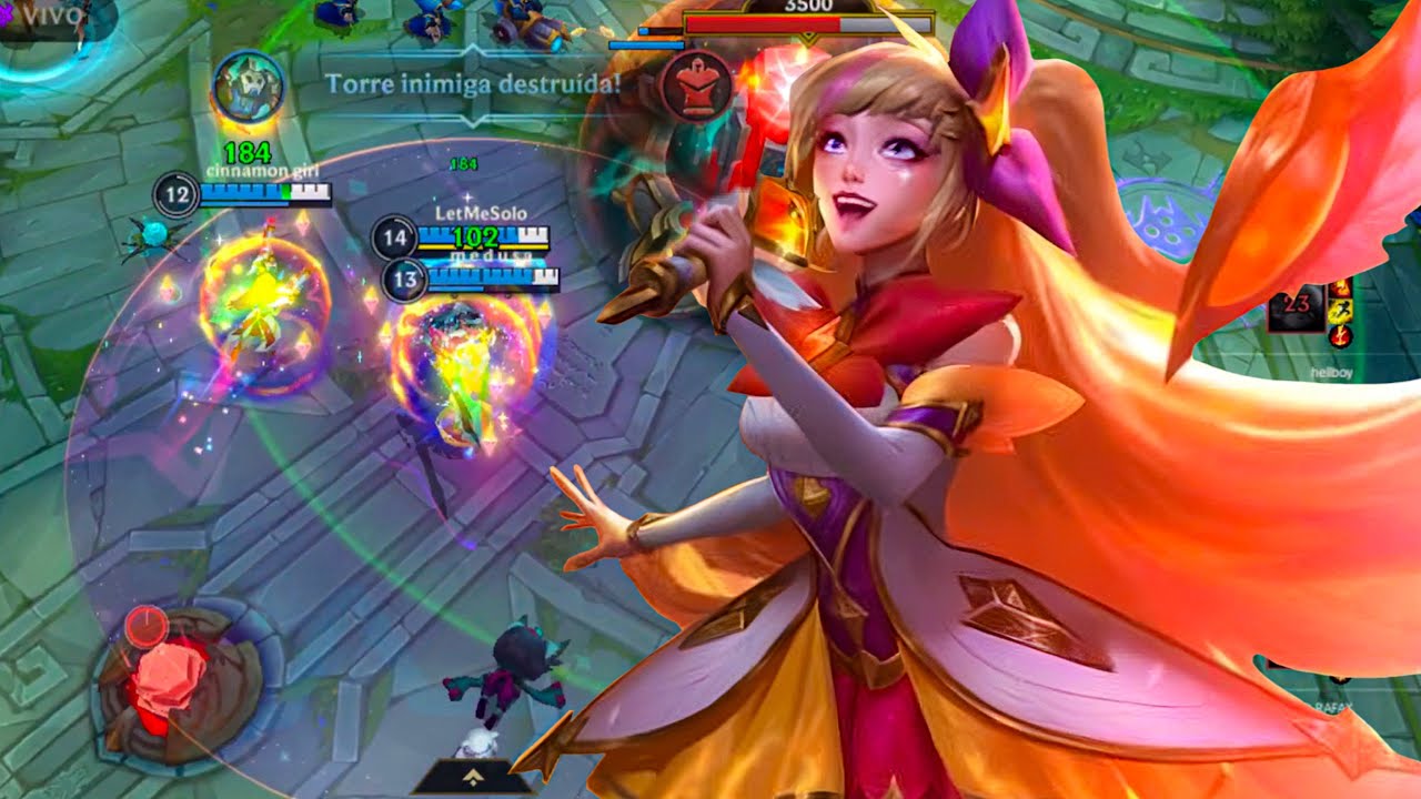 USEI A BUILD DO @TAYGGAN PRA SERAPHINE PEEL! MUITO ESCUDO!! | Lol - Wild Rift