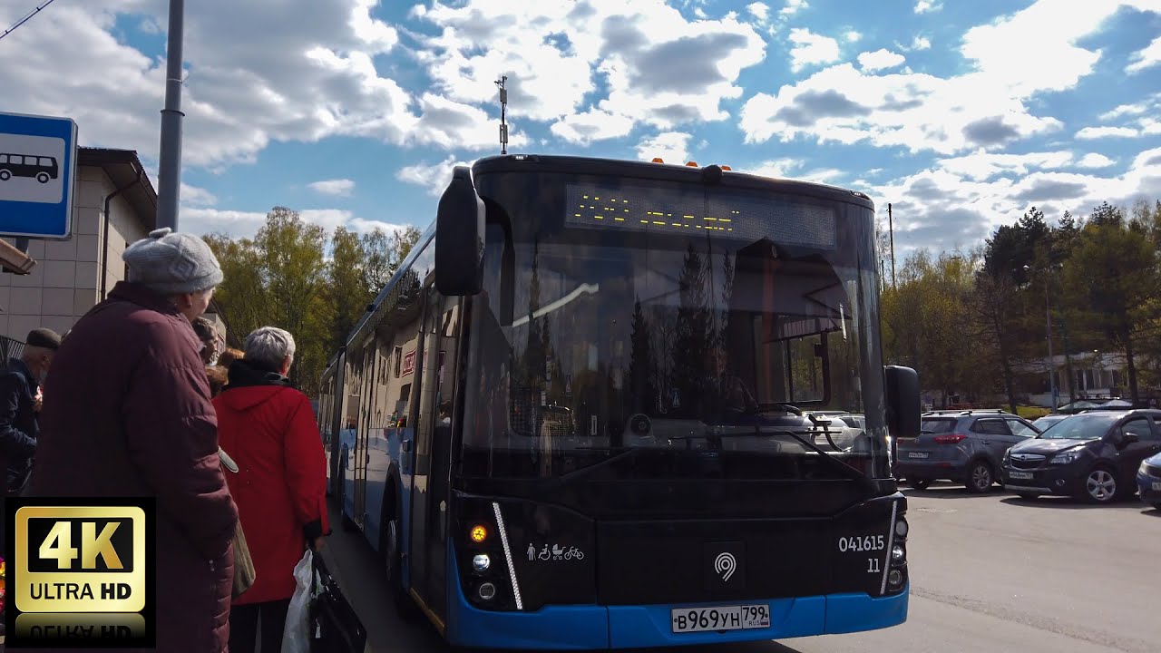 760 маршрут автобуса (фрагмент). 06.05.2022 год. Москва.