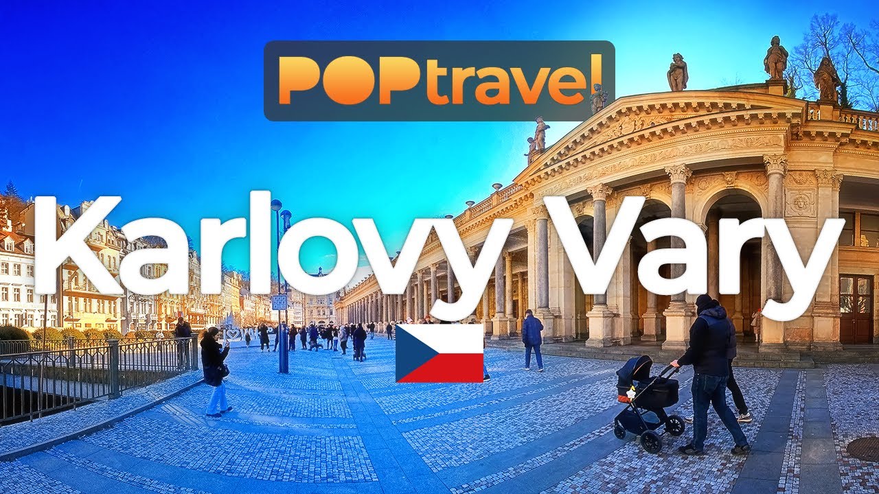 КАРЛОВЫ ВАРЫ, Чехия 🇨🇿 - Зимняя прогулка - 4K HDR