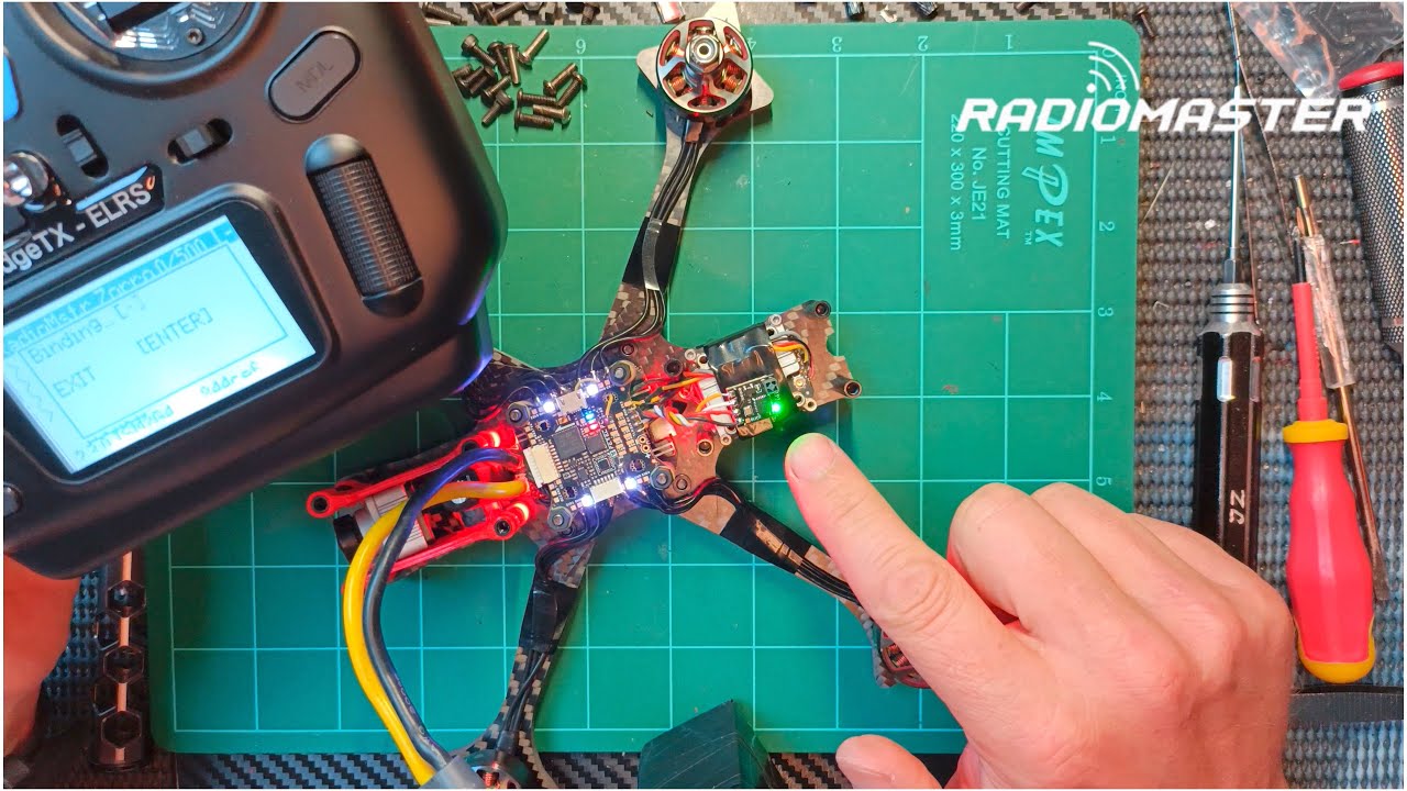 Binding RP2 ExpressLRS 2.4gHz to Radiomaster tx12 Mark II