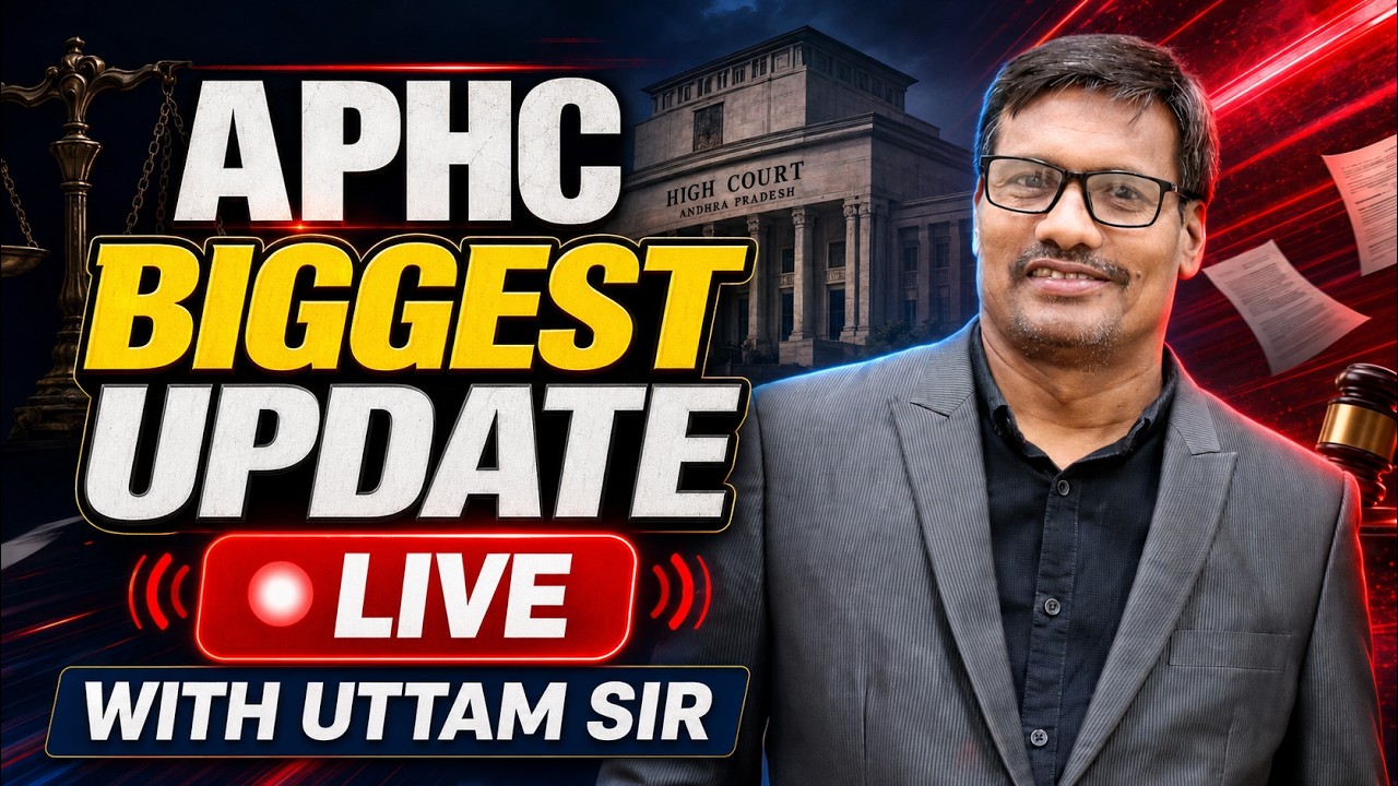 APHC BIGGEST UPDATE LIVE WITH UTTAM SIR