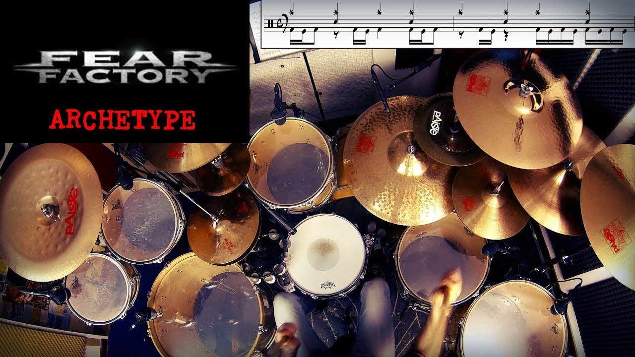 Fear Factory - Archetype Drum Cover by Edo Sala with Drum Charts