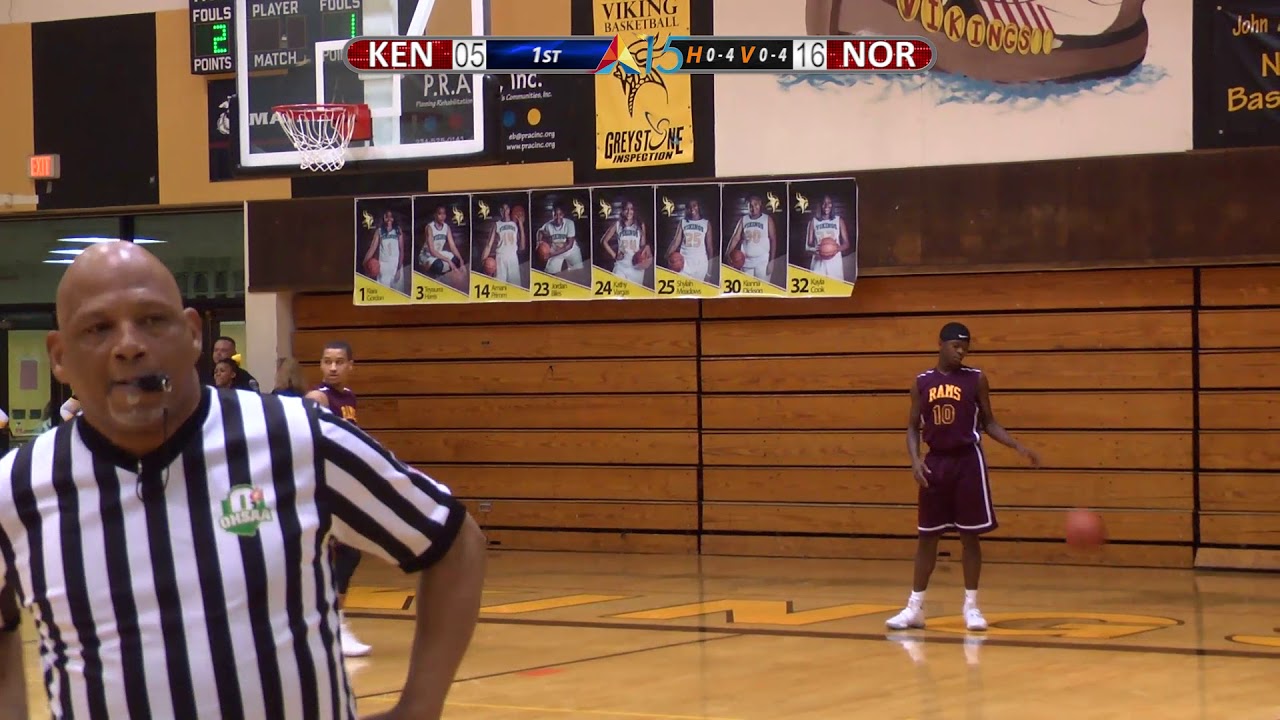 Kennore-Garfield Rams vs North Vikings Basketball - January 19, 2018