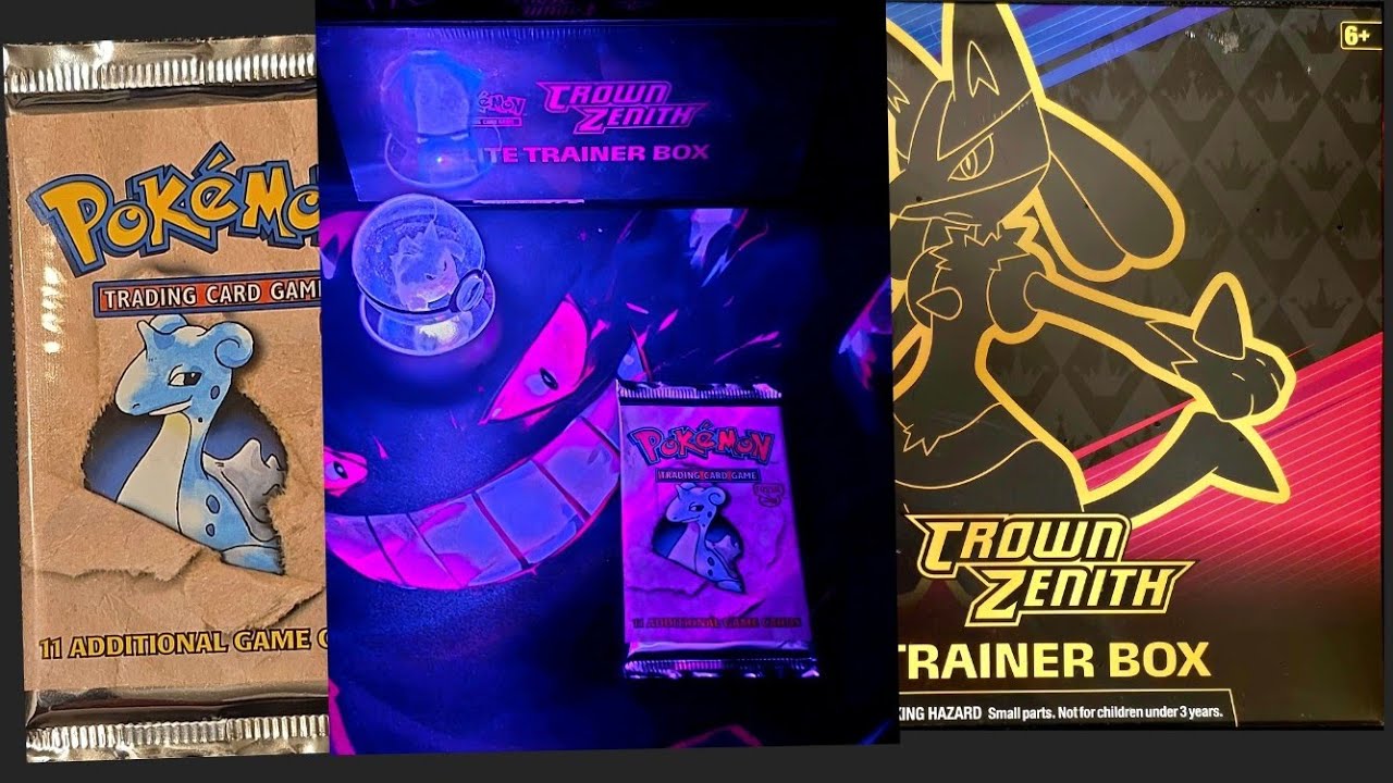 Crown Zenith ETB + 1 Wizards Of The Coast Fossil pack. #crownzenith #pokemon