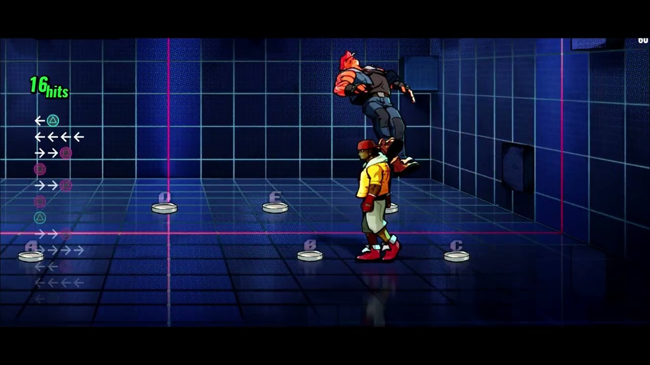 Streets of Rage 4 Skate mod WIP + Modded combo.