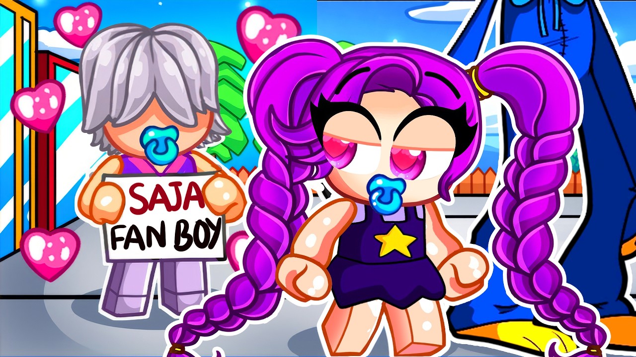 Baby Lily Lovebraids Has a CRAZY FAN BOY In Roblox! | Kpop Demon Hunter