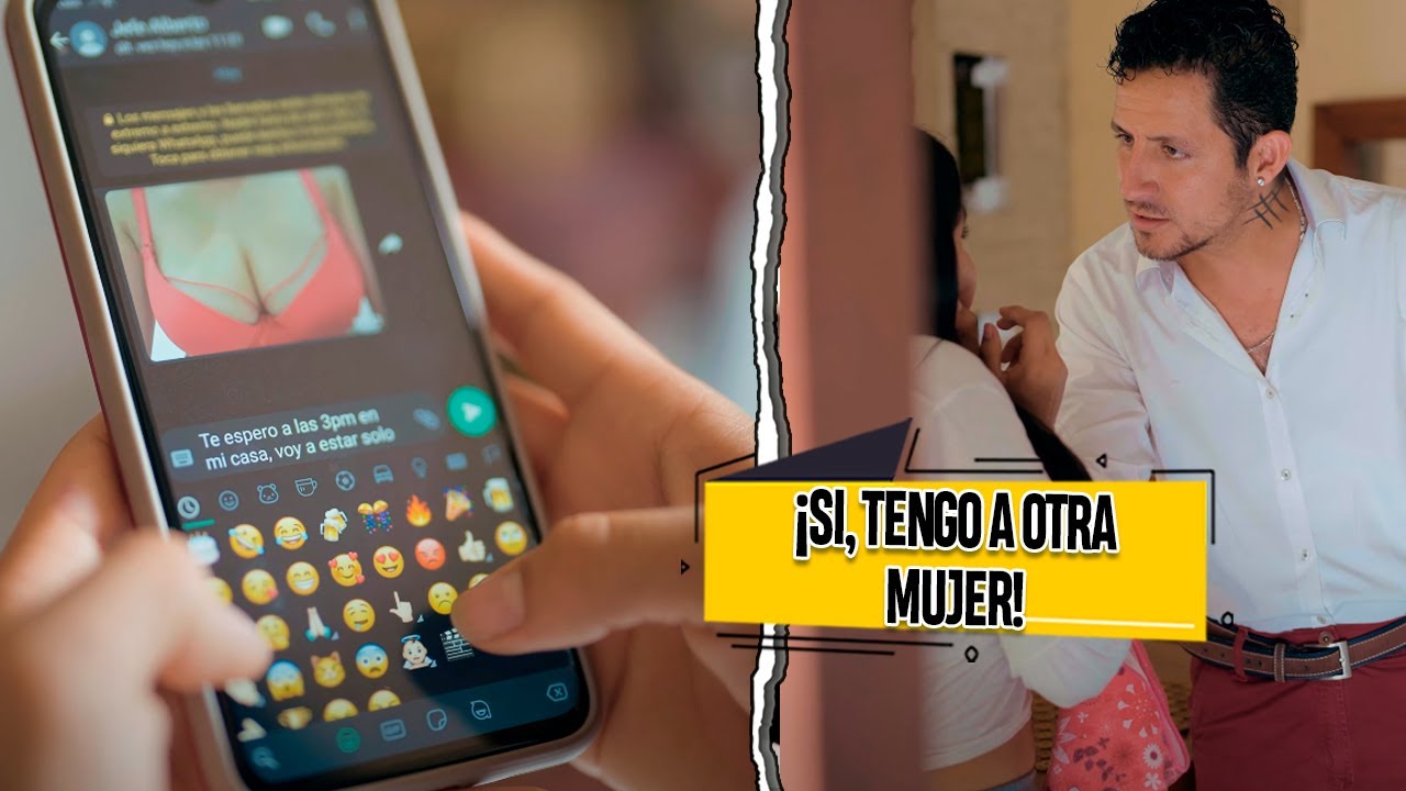 Mujer revisa el celular de su esposo, no creerás lo que encontró.