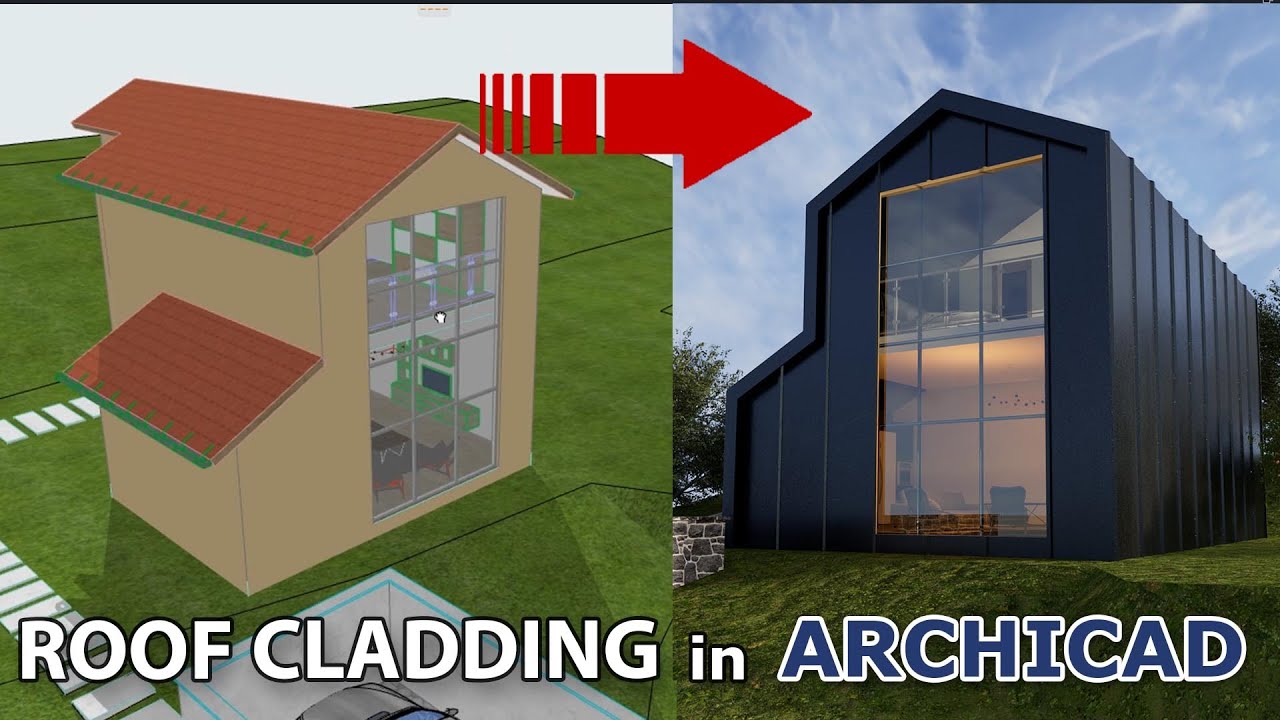 Cladding Roof/Wall in Archicad Tutorial