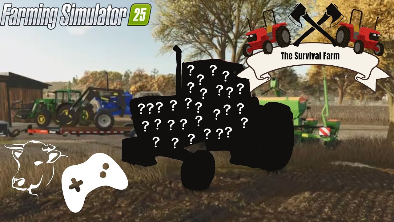 My Corn planter was STOLEN! and a new Tractor!(Fs25 Survival Farm)