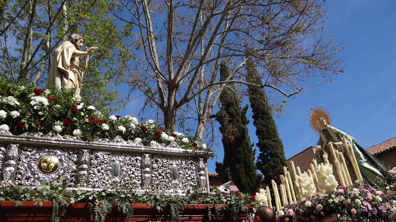 Procesión del Cristo Resucitado y la Virgen de la Salud de la Semana Santa de Alcalá de Henares 2022