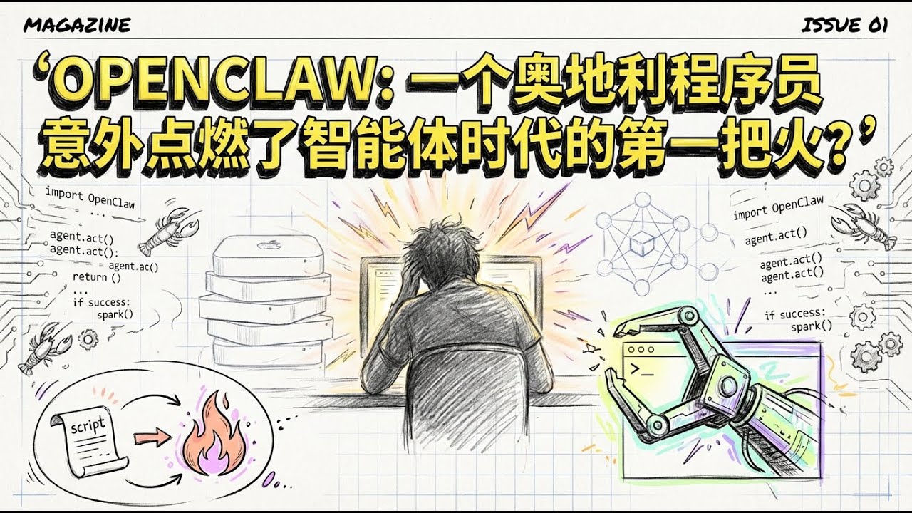 OpenClaw 智能体革命 | 一个小时写的脚本如何点燃 AI 代理时代 | 科技前沿王利杰