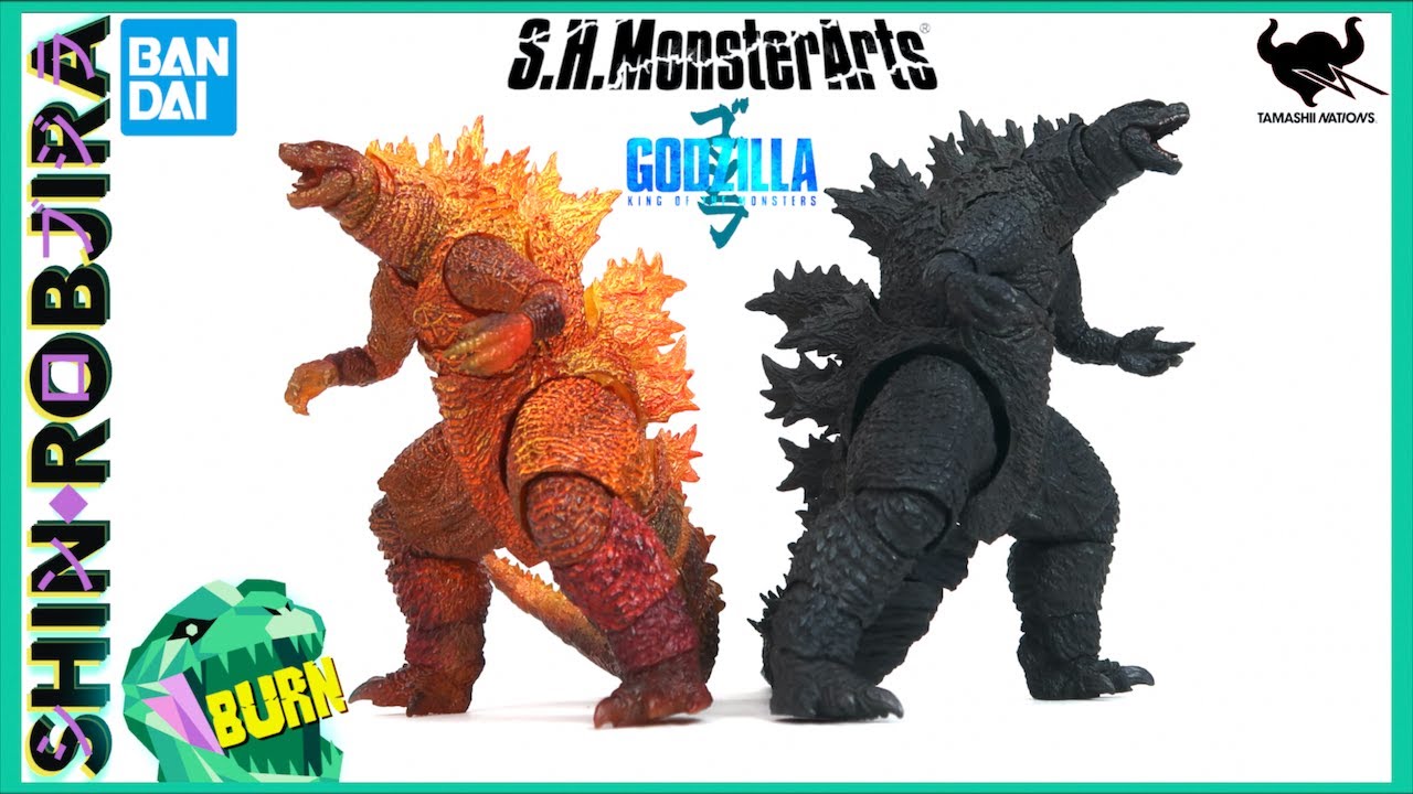 S.H.MonsterArts: Годзилла, король монстров - Годзилла и Пылающий Годзилла (2019) | Двойной обзор