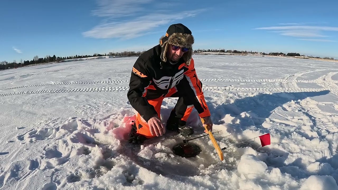 Fish on the ice in North Dakota