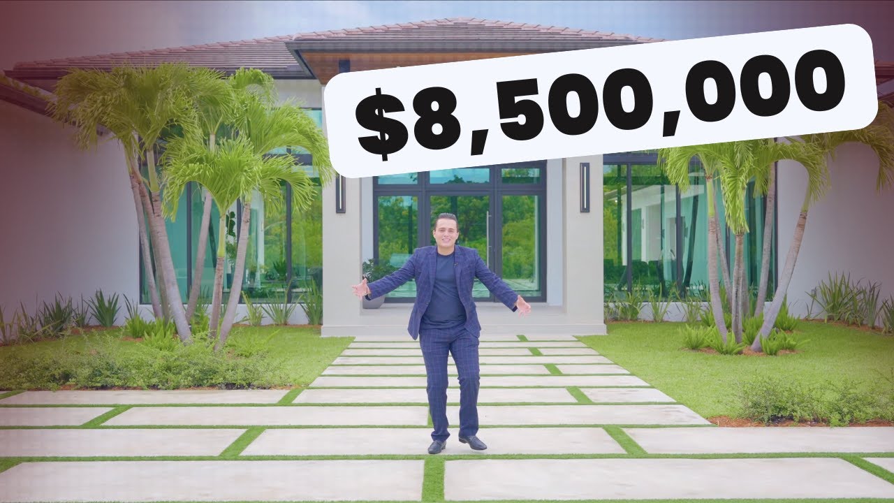 Touring A $8,500,000 MODERN Mansion In Miami!!!