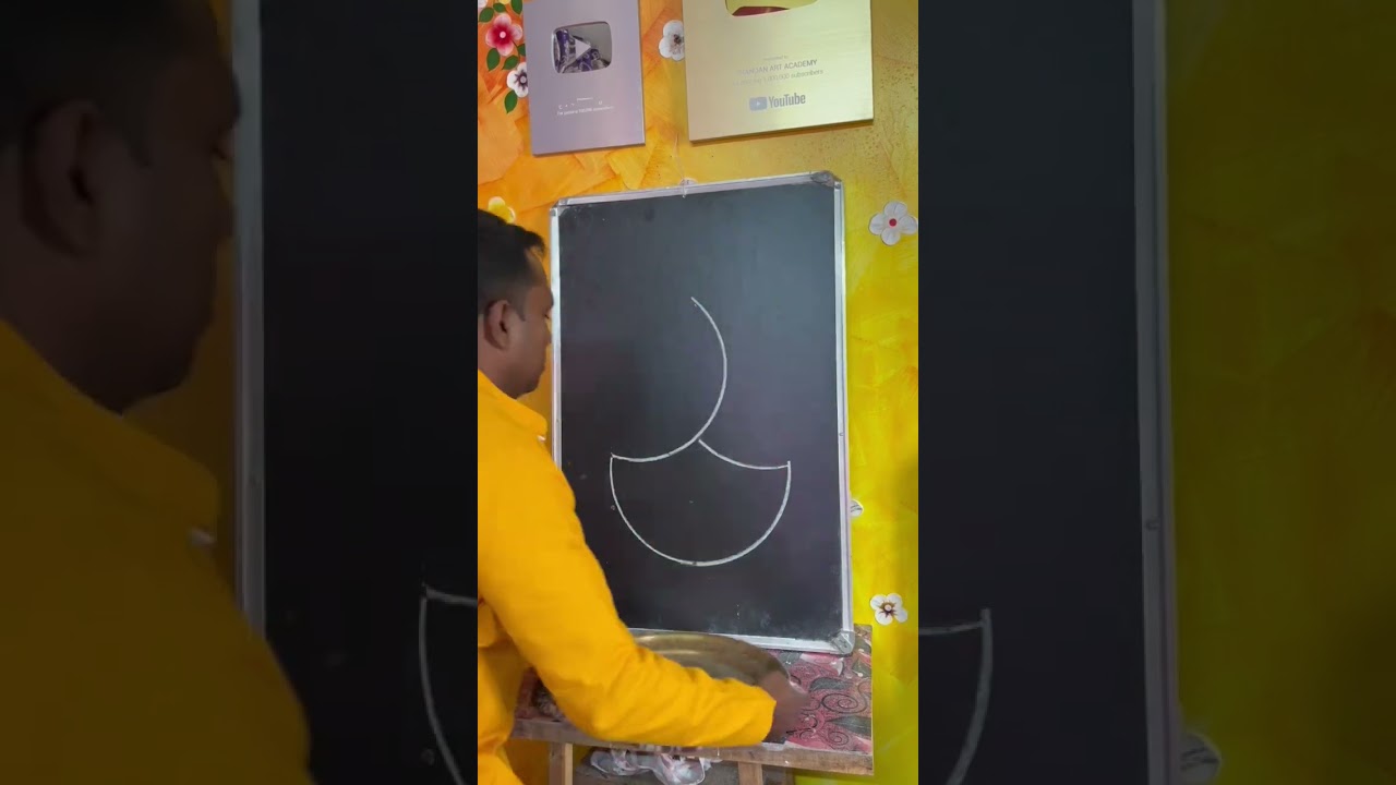 Diya drawing tricks for Diwali #shorts #ashortaday #sparklewithshorts