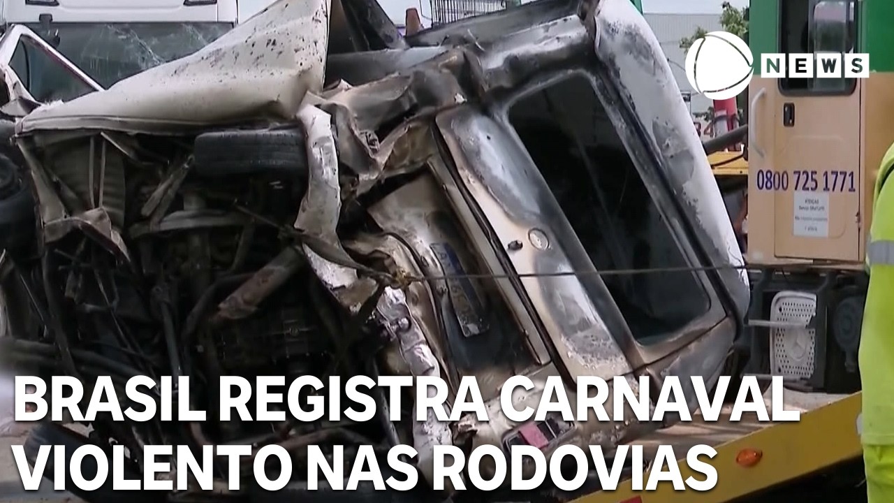 Brasil registra Carnaval mais violento nas rodovias