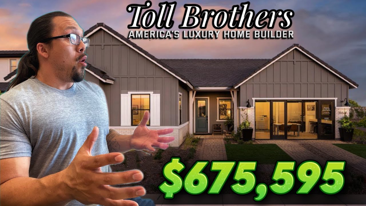 Touring A $675,595 Toll Brothers New Build in Queen Creek Arizona || Queen Creek Real Estate Tour