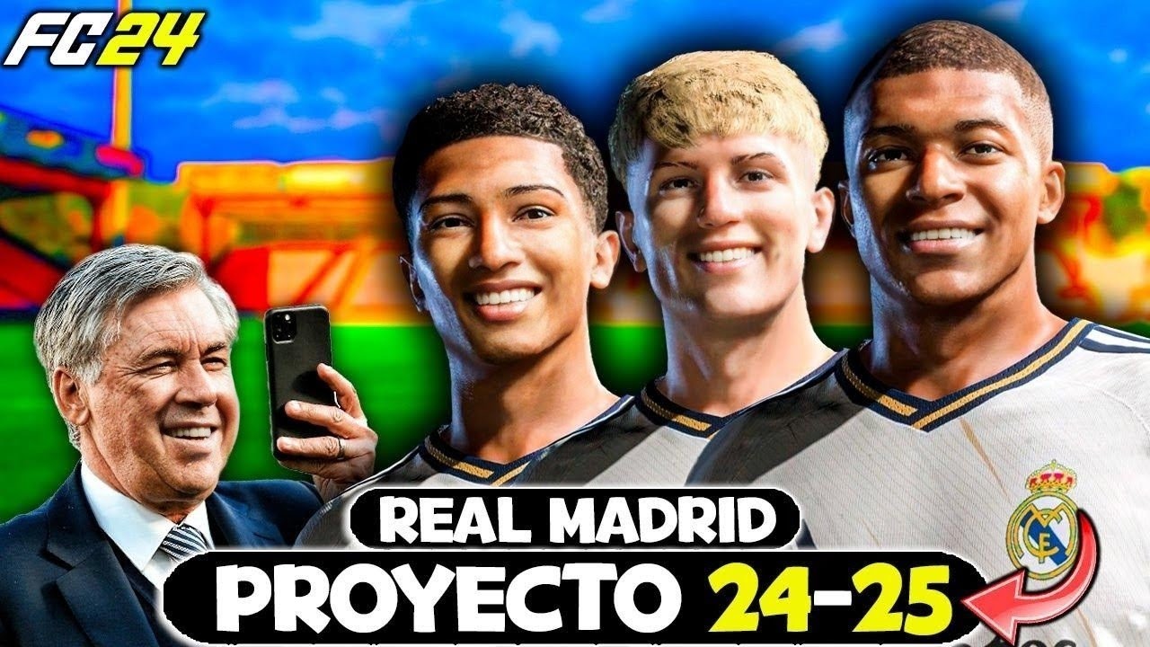 Reconstruyo el MADRID de  MBAPPE FC 24 Modo Carrera LITE!!